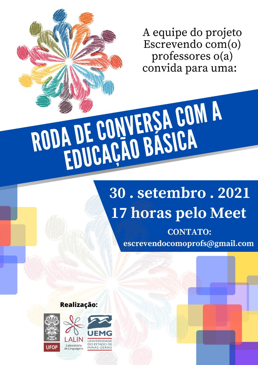 Escrevendo com(o) professores – Roda de conversa com a educação básica