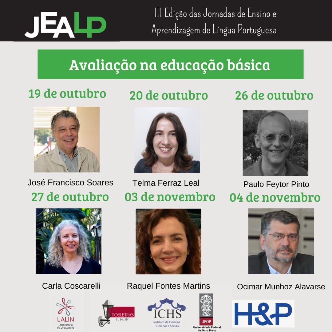 III JEALP – Jornadas de Ensino e Aprendizagem de Língua Portuguesa 