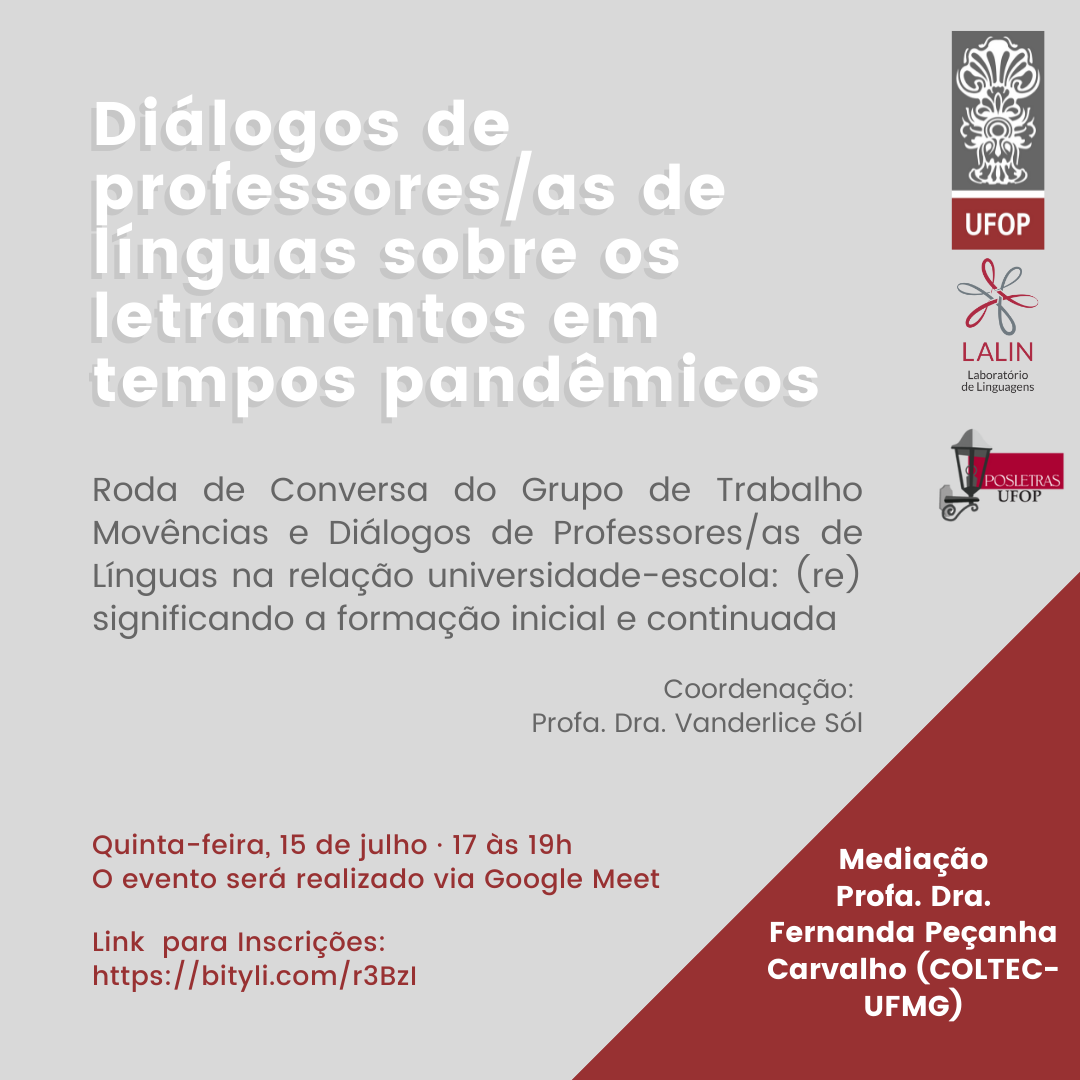 Diálogos de professores/as de línguas sobre os letramentos em tempos pandêmicos