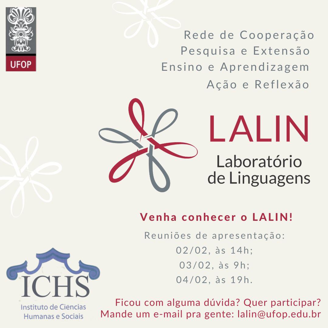 Apresentação do LALIN à comunidade